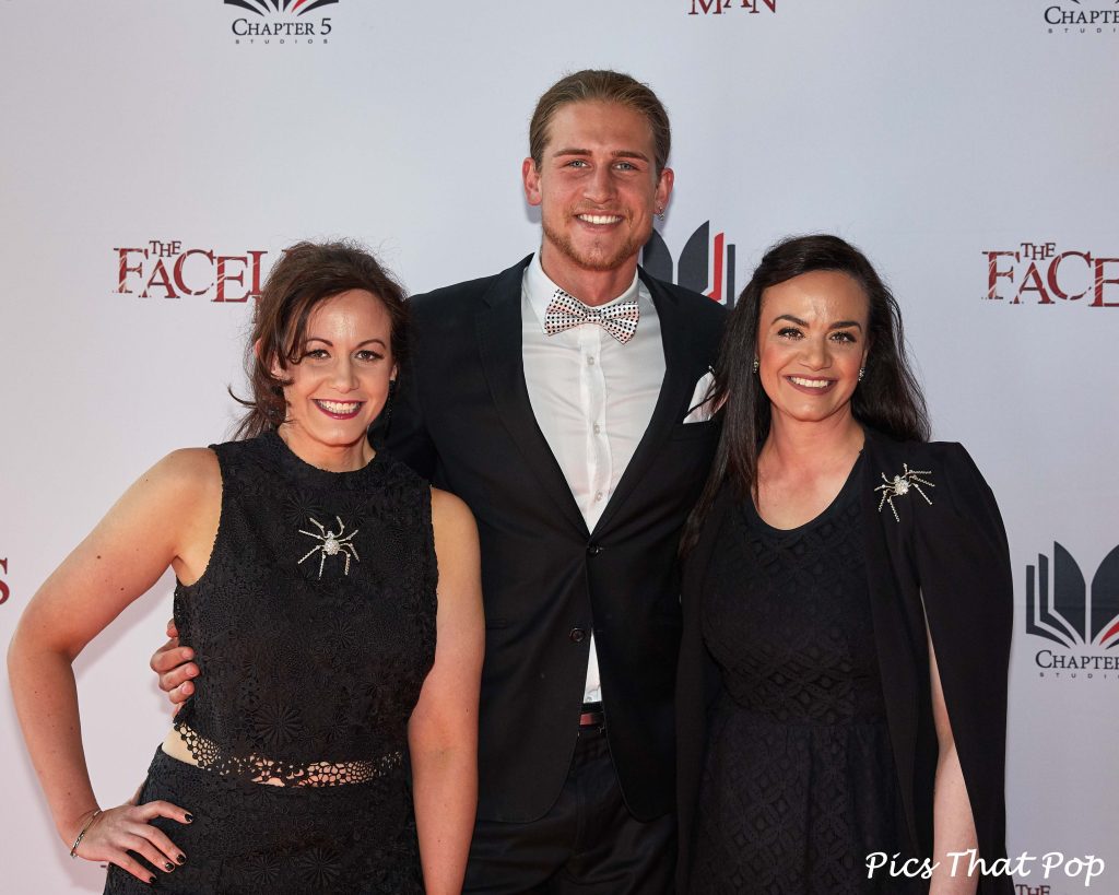 On the Red Carpet for the Faceless Man Film Premiere