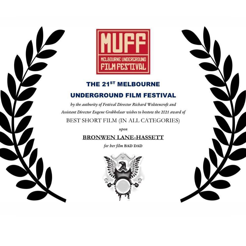 Melbourne Underground Film Festival Award
