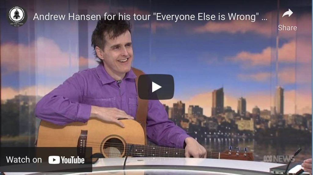 Andrew Hansen for ABC TV Weekend Breakfast