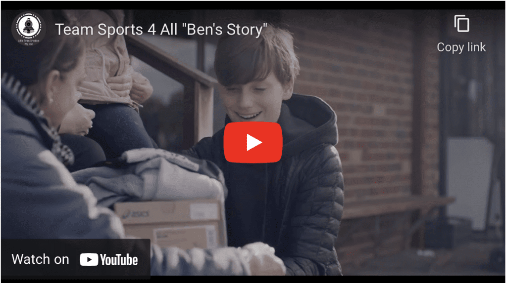 Team Sports 4 All "Ben's Story"
