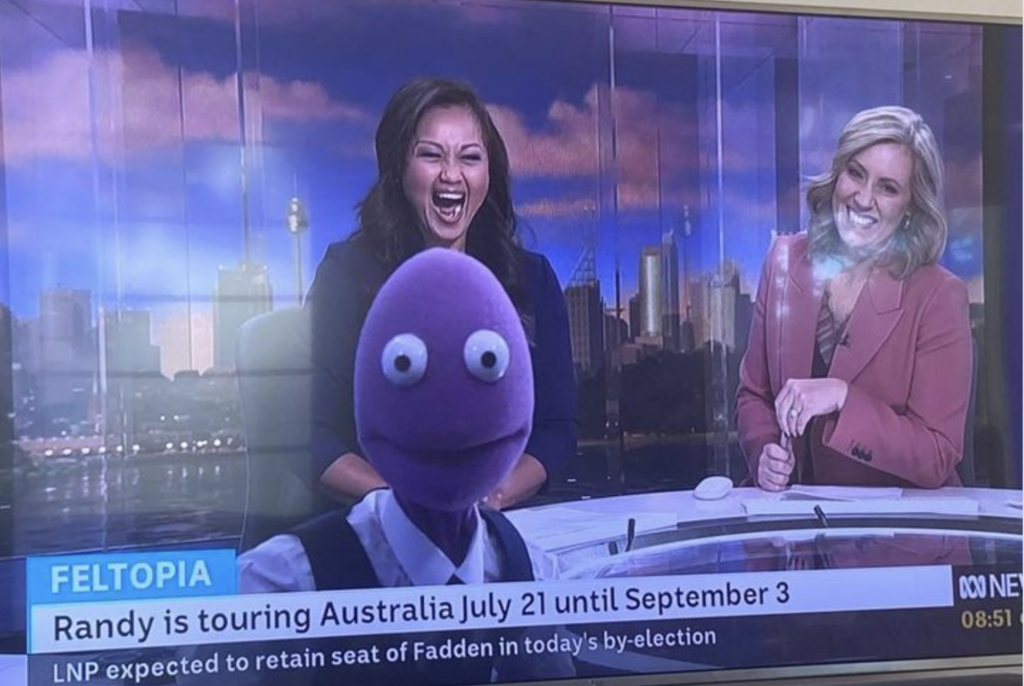 Randy Feltface on ABC TV