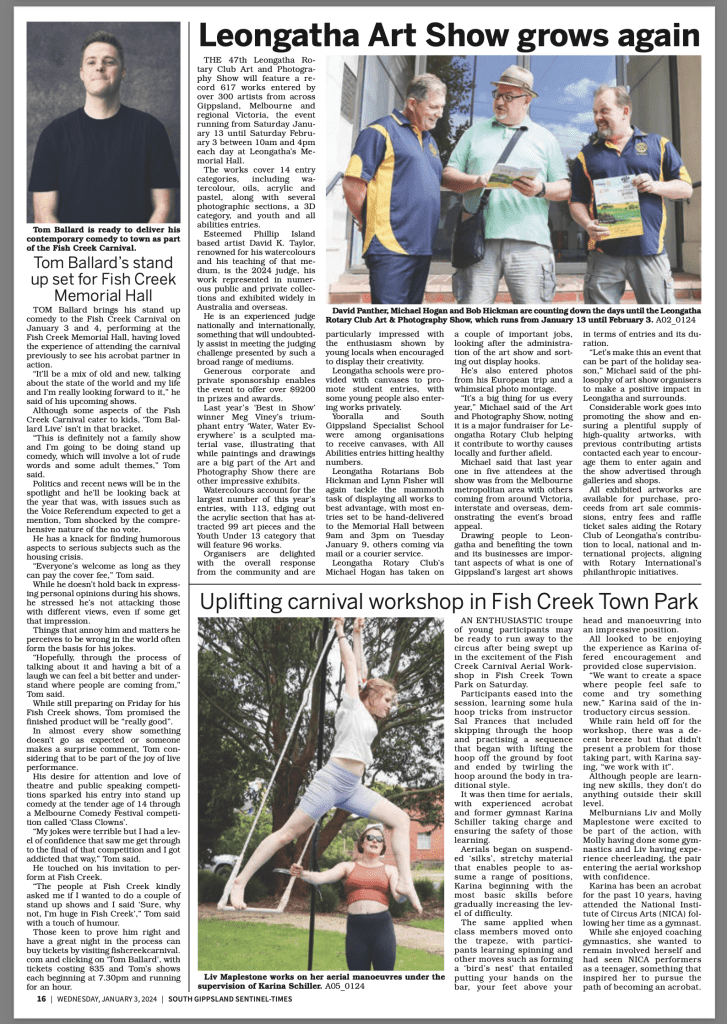 Tom Ballard, Fish Creek Hall