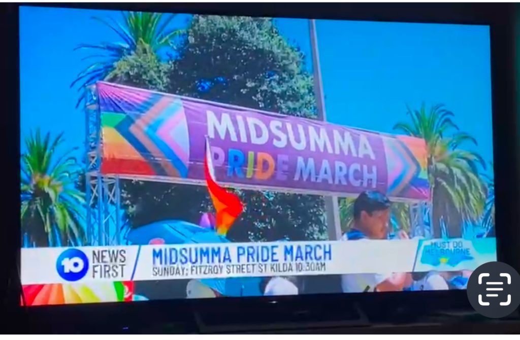Channel Ten News, Midsumma Festival