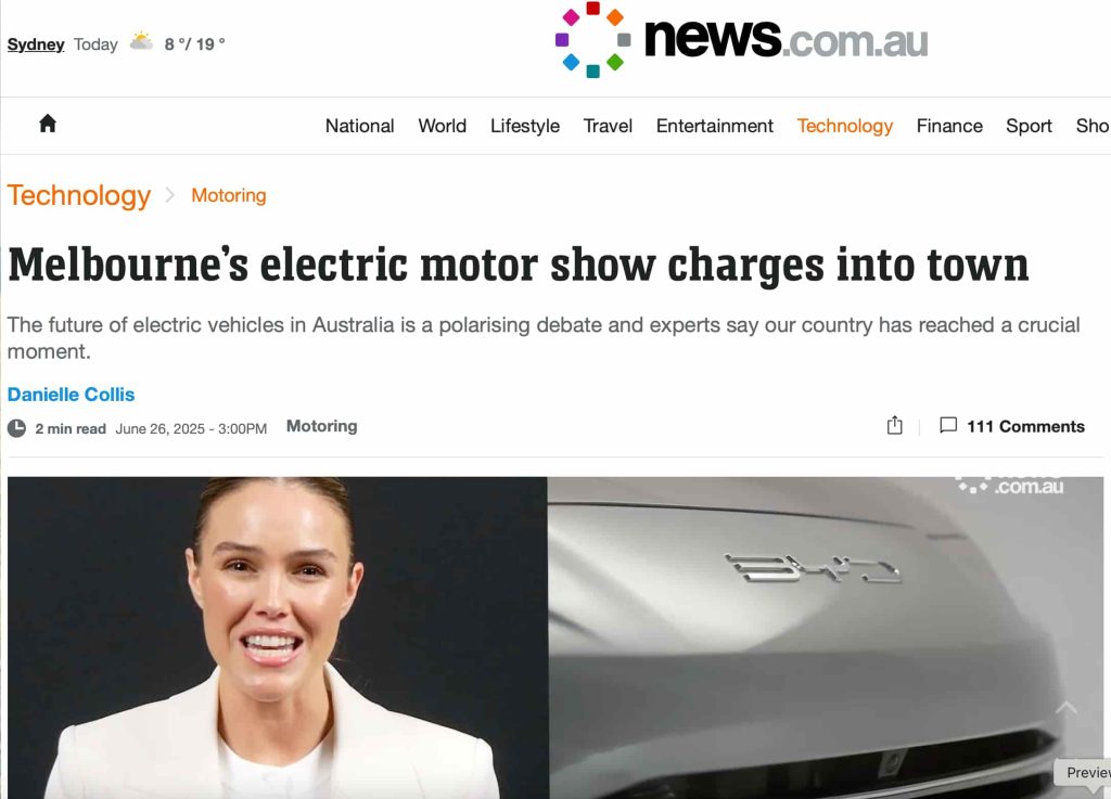 Melbourne EV Auto Show